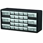 Akro-Mils 26 Drawer Plastic Parts Storage Hardware and Craft Cabinet, 20-Inch by 10-1/4-Inch by 6-3/8-Inch, Black 10126